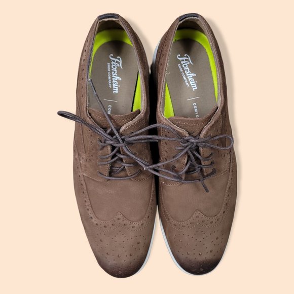 NWT Florsheim Men\'s Brown Leather Oxford Sneakers Size 9.5 main image 5